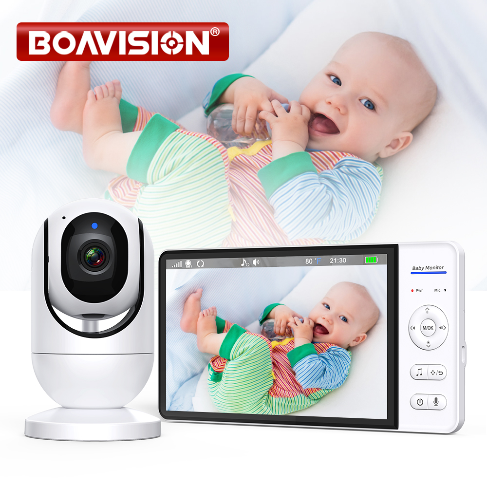 Baby Nursery Camera - Video Baby Monitor 7'' 1080P HD