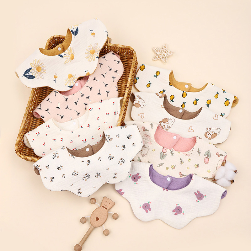 Baby Nursery Kit - 1pcs Cotton Printed Six-layer 360 Rotatable