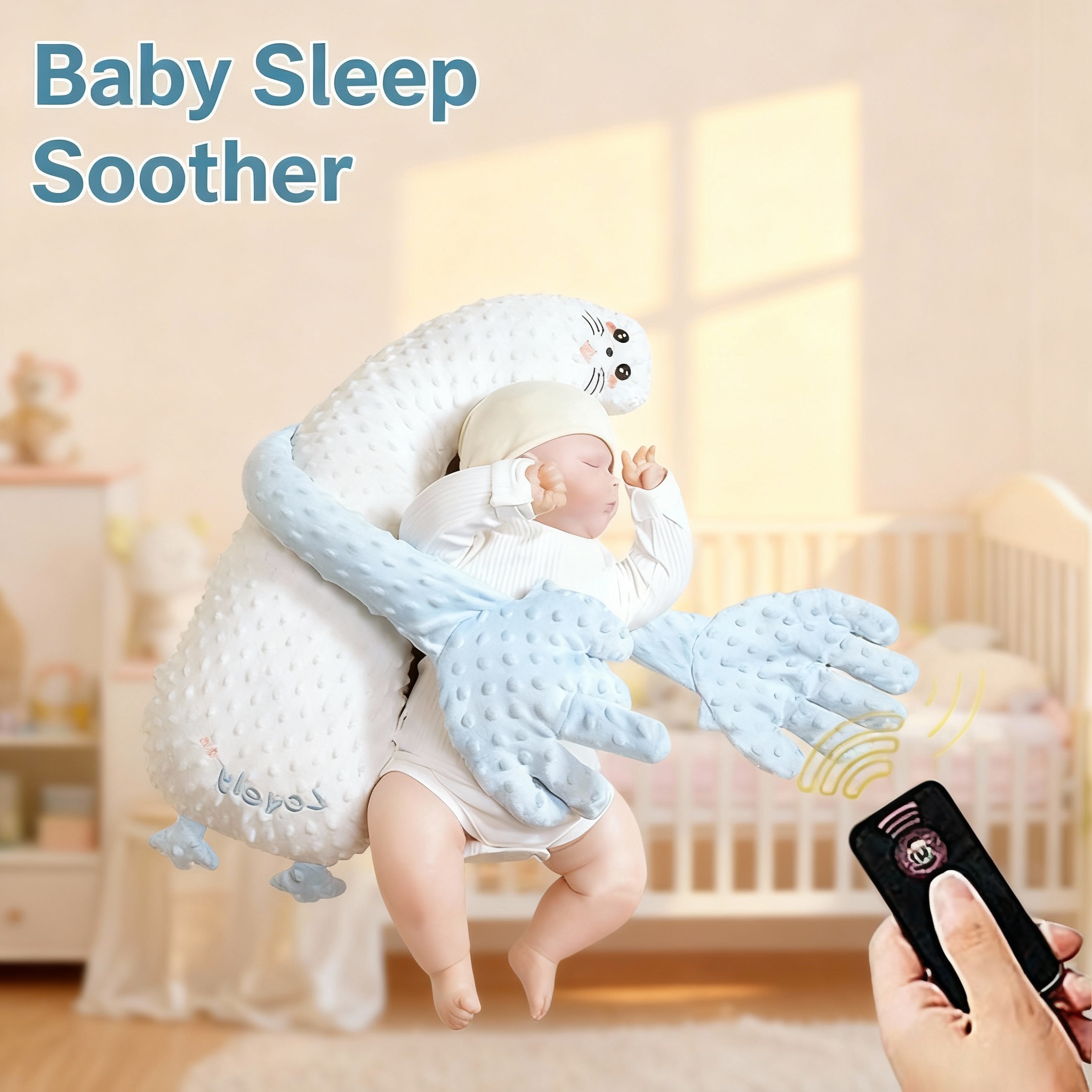 Baby Nursery Games - Comforting Hand Doll for Nursery Sleep