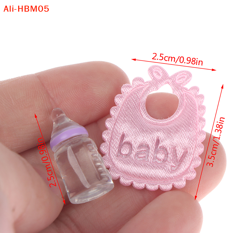 Baby Nursery Kit - (HB05)1:12 Dolls House Miniature Baby Bottles