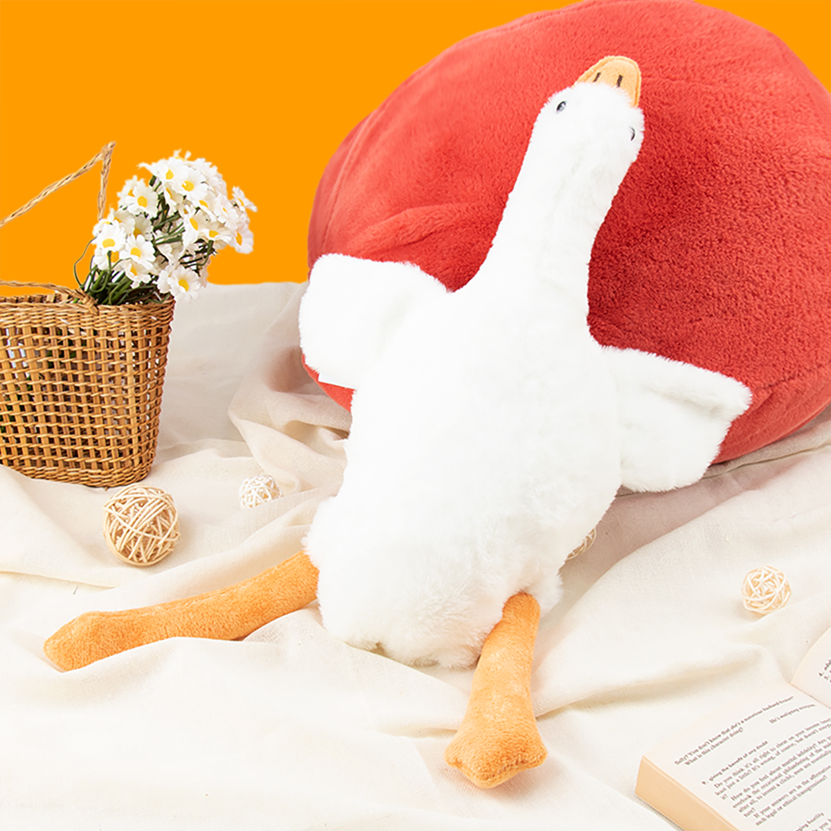Baby Nursery Games - 50cm Soft Goose Plush Pillow Toy