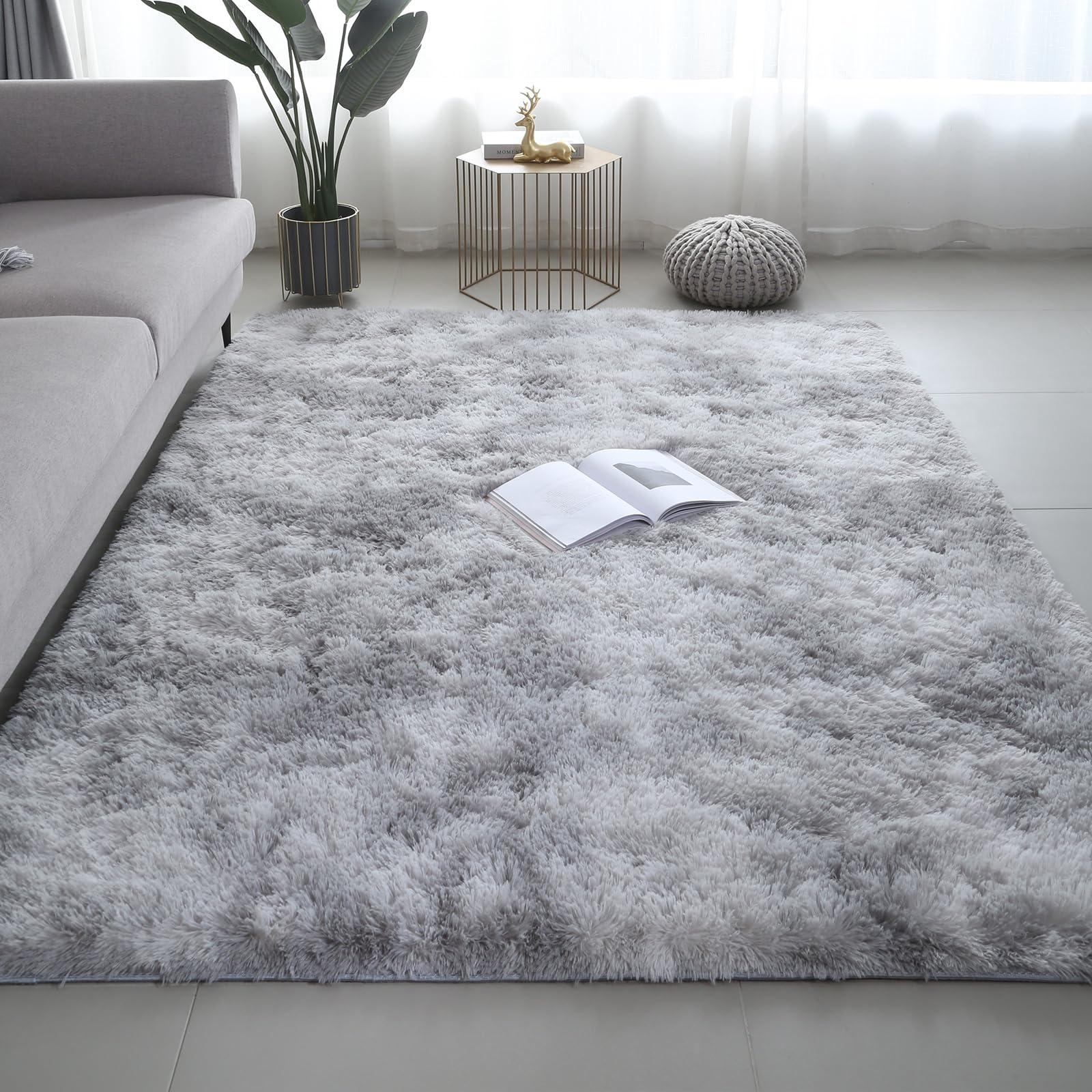 VIKAMA Ultra-Soft Puffy Rug, B - đánh giá và giá Baby Nursery Game