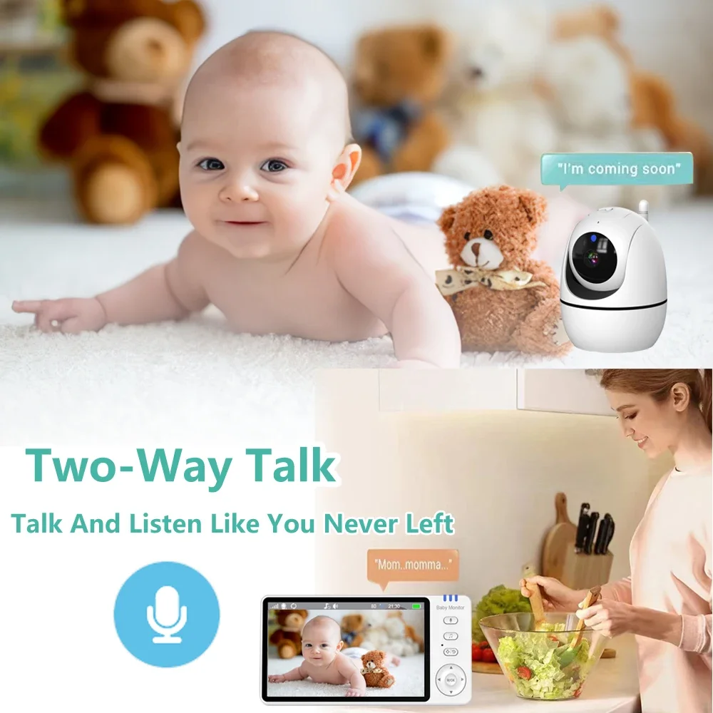 5 Inch Video Baby Monitor With - đánh giá và giá Baby Nursery Camera