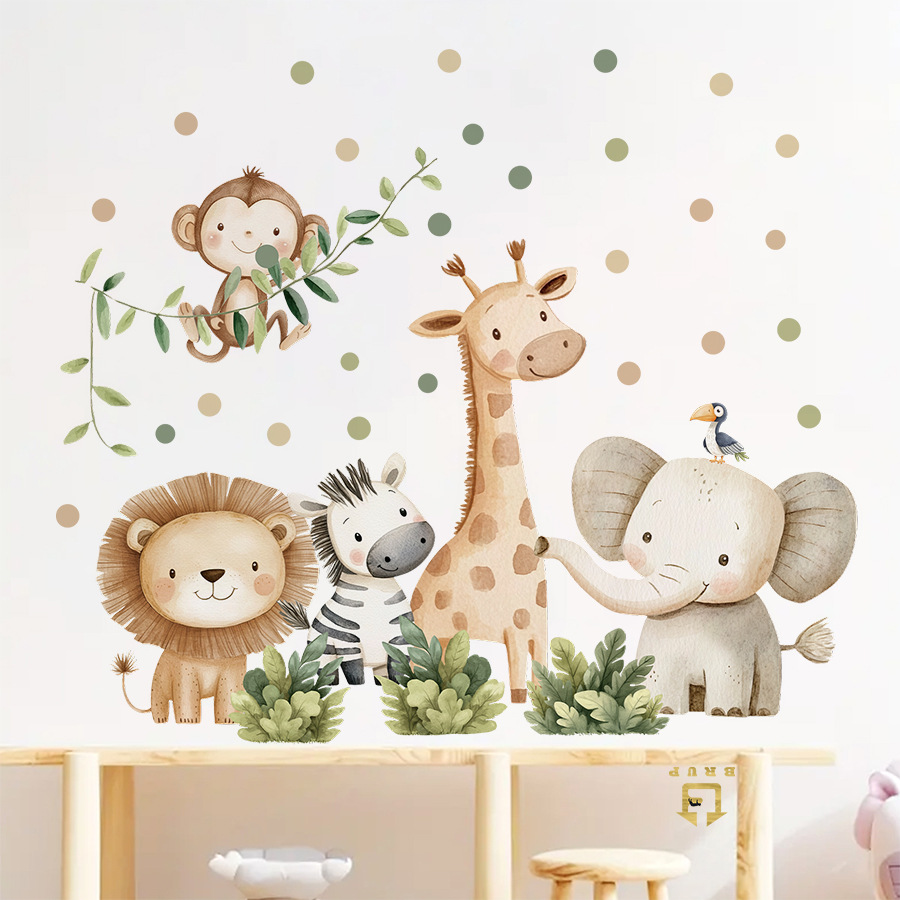 Boho Forest Animals Wall Stick - đánh giá và giá Baby Nursery Needs