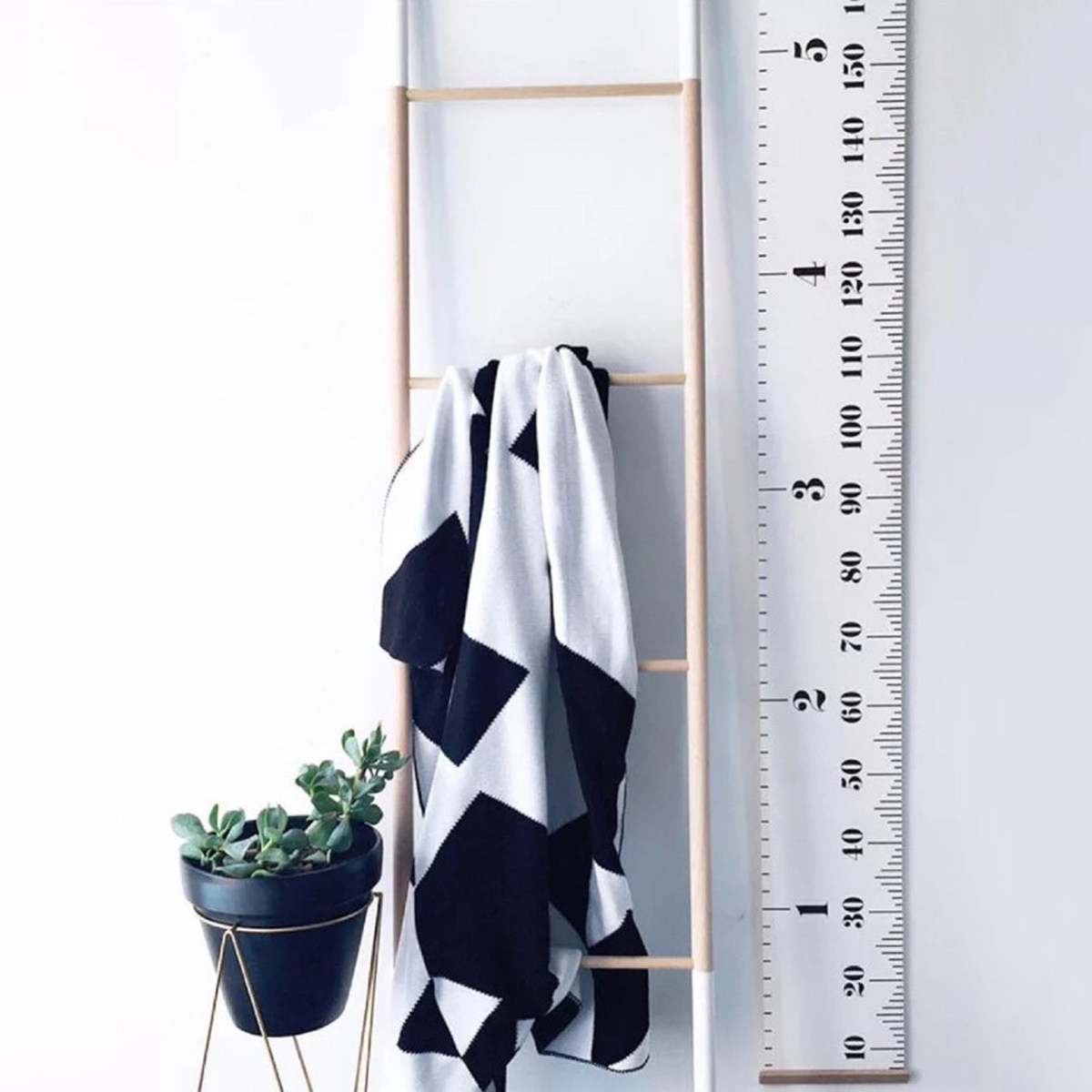 Baby Height Growth Chart Pine  - đánh giá và giá Baby Nursery Fabric