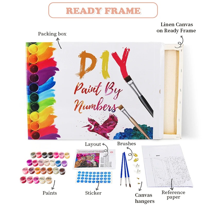 Cute Kawaii Baby Animal Paint  - đánh giá và giá Baby Nursery Kit