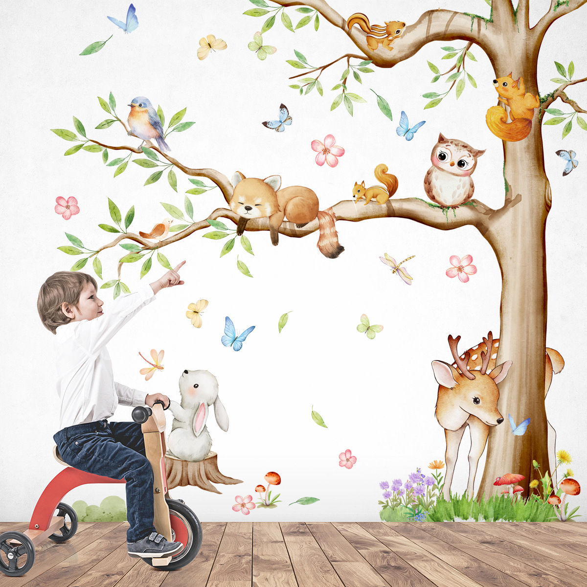 Cartoon Safari Jungle Butterfl - đánh giá và giá Baby Nursery Jungle