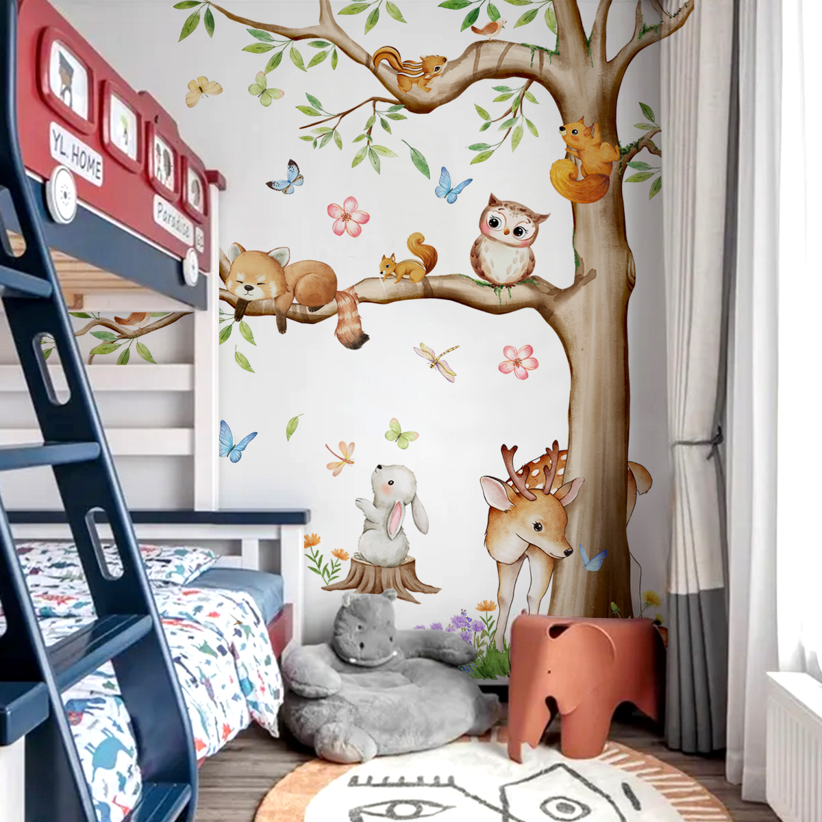 Cartoon Safari Jungle Butterfl - đánh giá và giá Baby Nursery Jungle