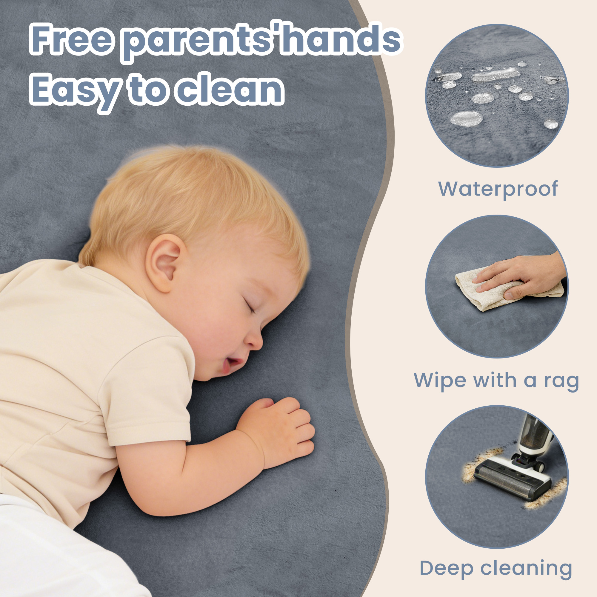 2cm Thick Baby Play Mat for Tu - đánh giá và giá Baby Nursery Games