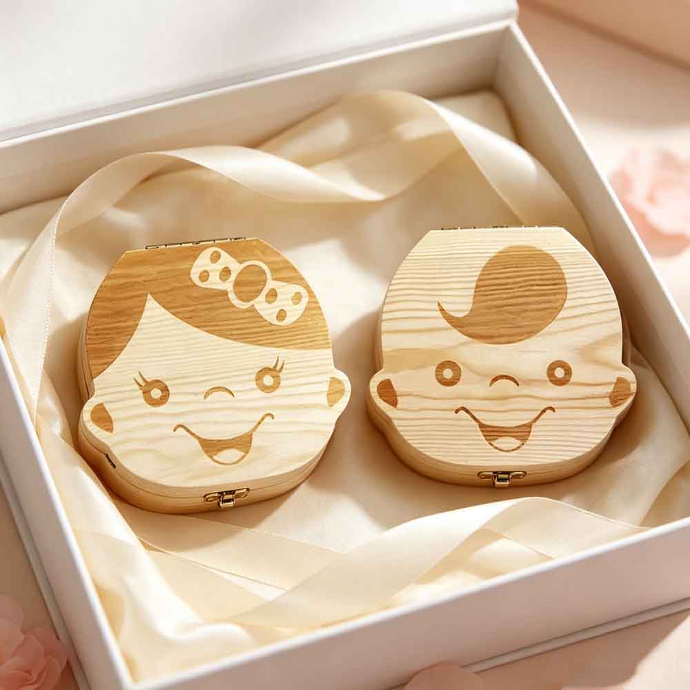 vvocciGerman Wooden Kids Milk  - đánh giá và giá Baby Keepsake Box