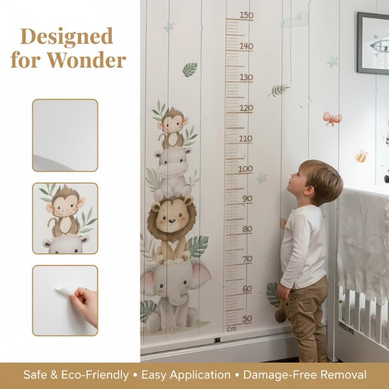 New Children's Growth Chart St - đánh giá và giá Baby Nursery Jungle
