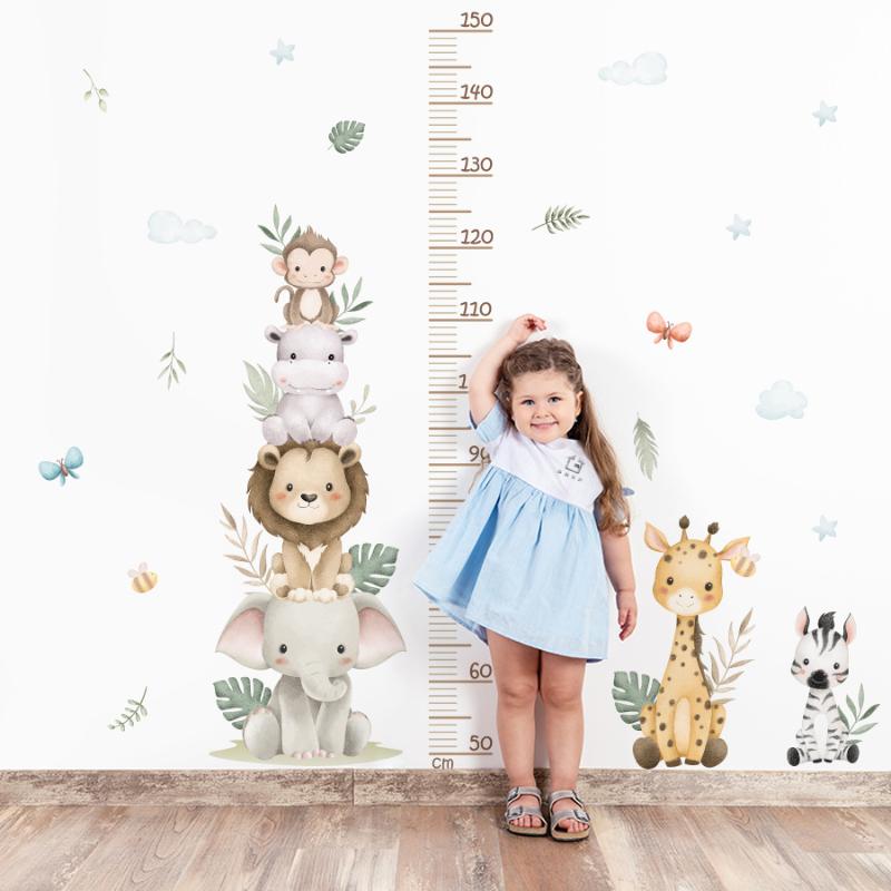 New Children's Growth Chart St - đánh giá và giá Baby Nursery Jungle