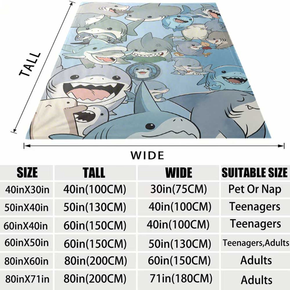 Large Cartoon Baby Sharks Flee - đánh giá và giá Baby Nursery Ocean