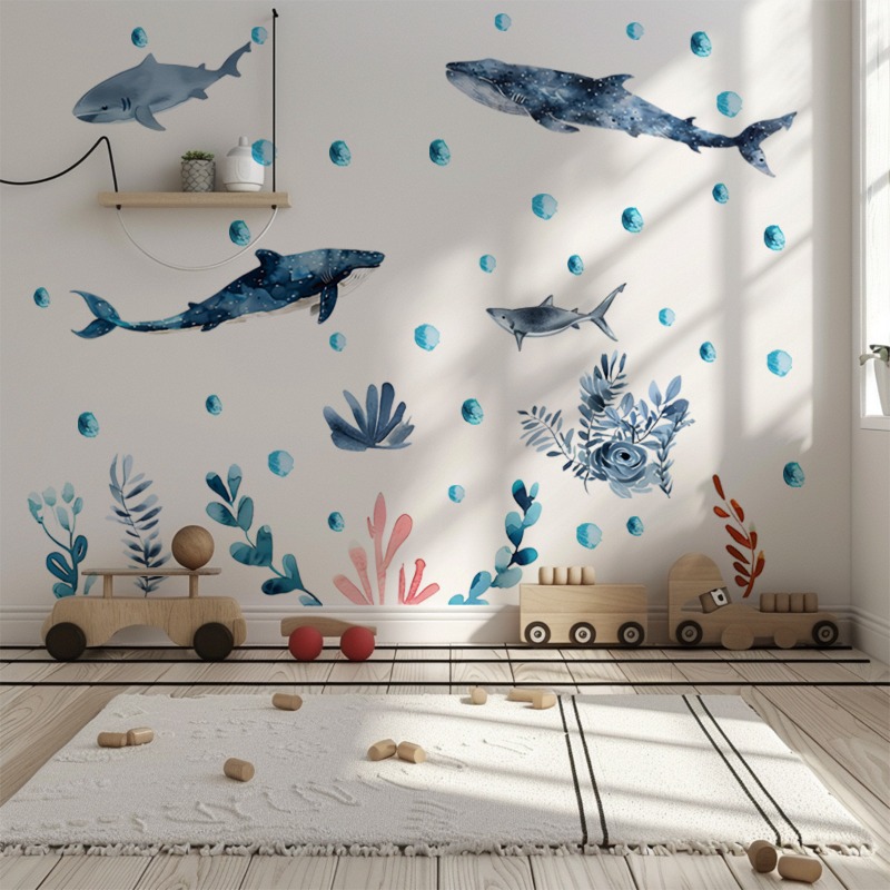 Undersea Marine Life Shark Wha - đánh giá và giá Baby Nursery Ocean