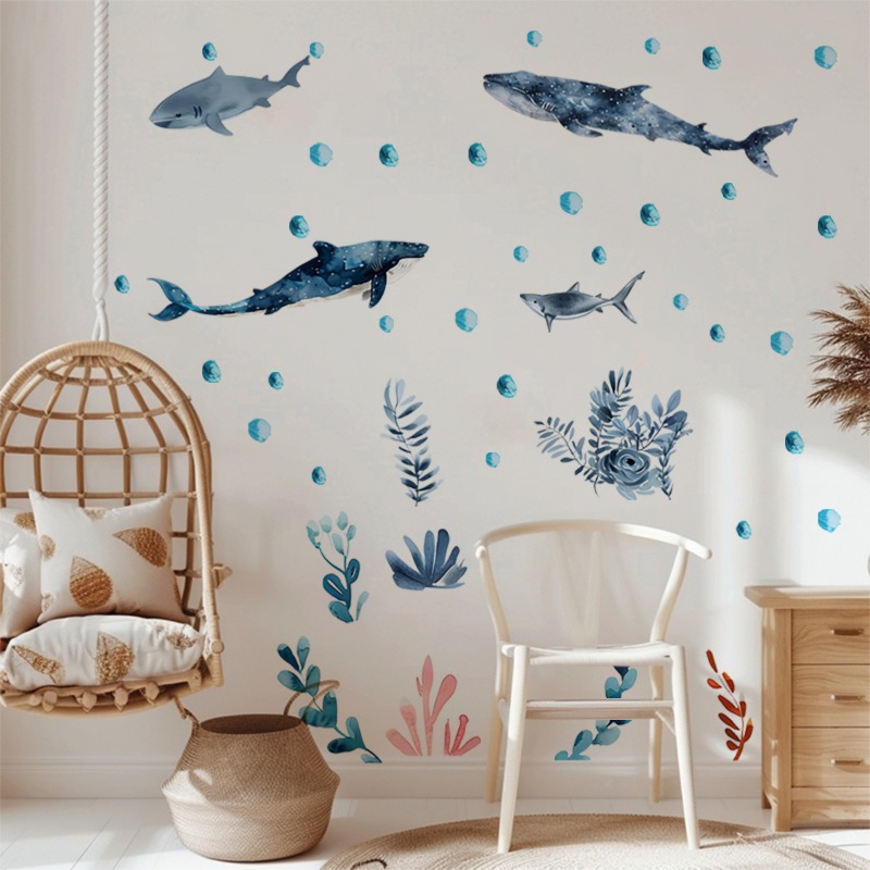 Undersea Marine Life Shark Wha - đánh giá và giá Baby Nursery Ocean