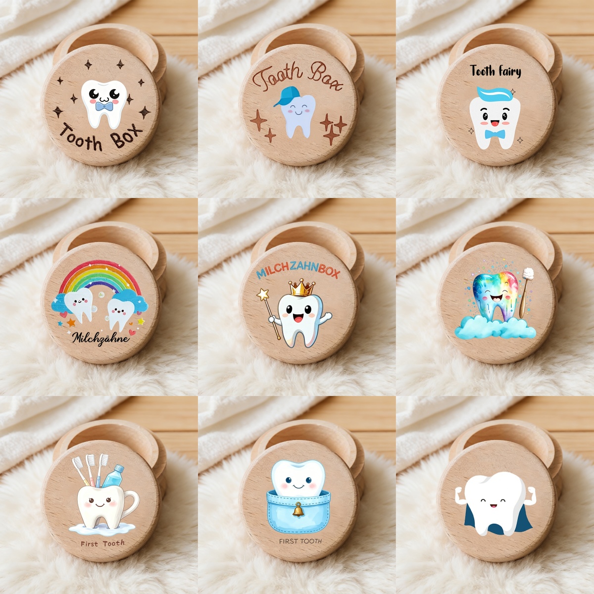 2D Children's Boy Toothbrush w - đánh giá và giá Baby Keepsake Box