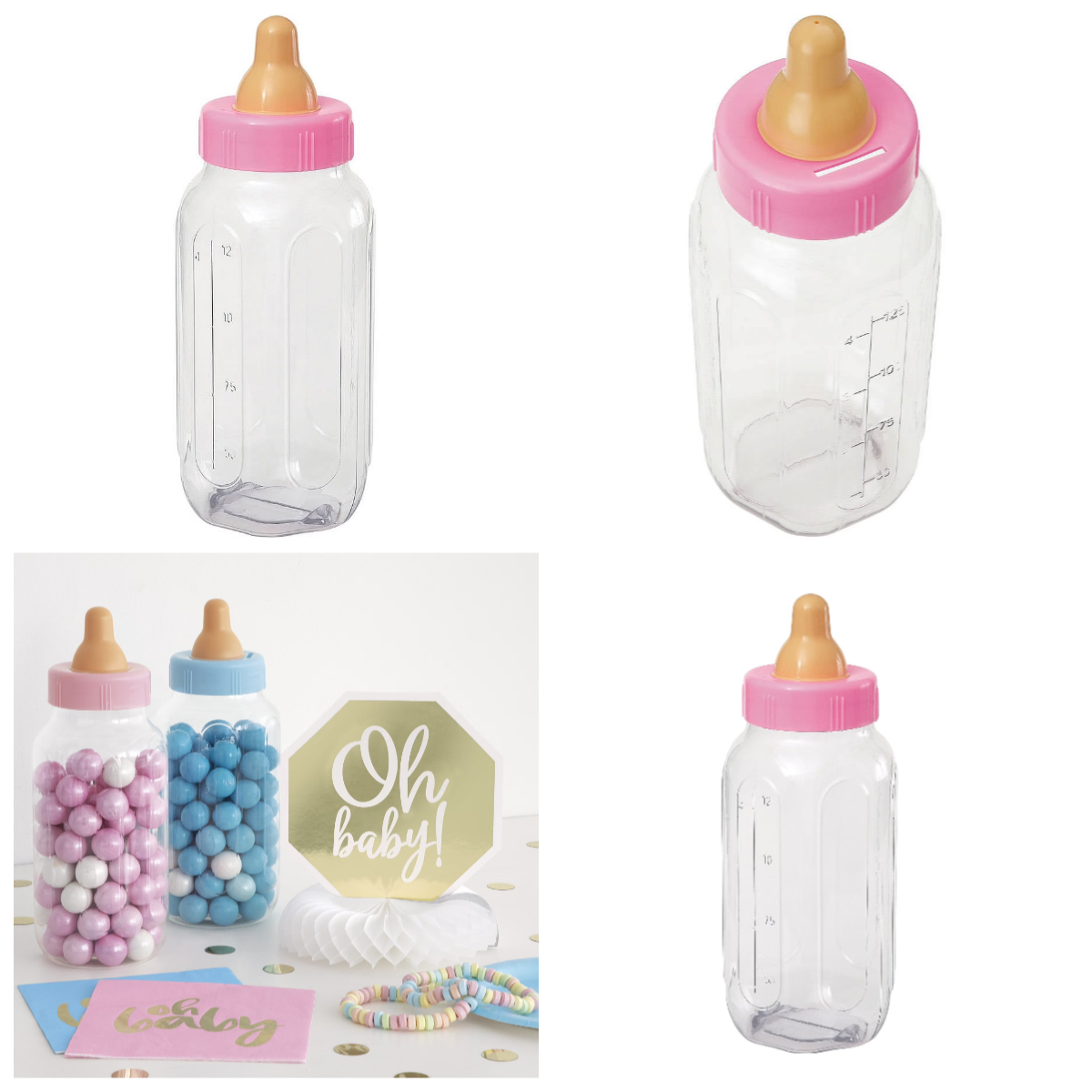 11 Inch Pink Plastic Baby Bott - đánh giá và giá Baby Nursery Game