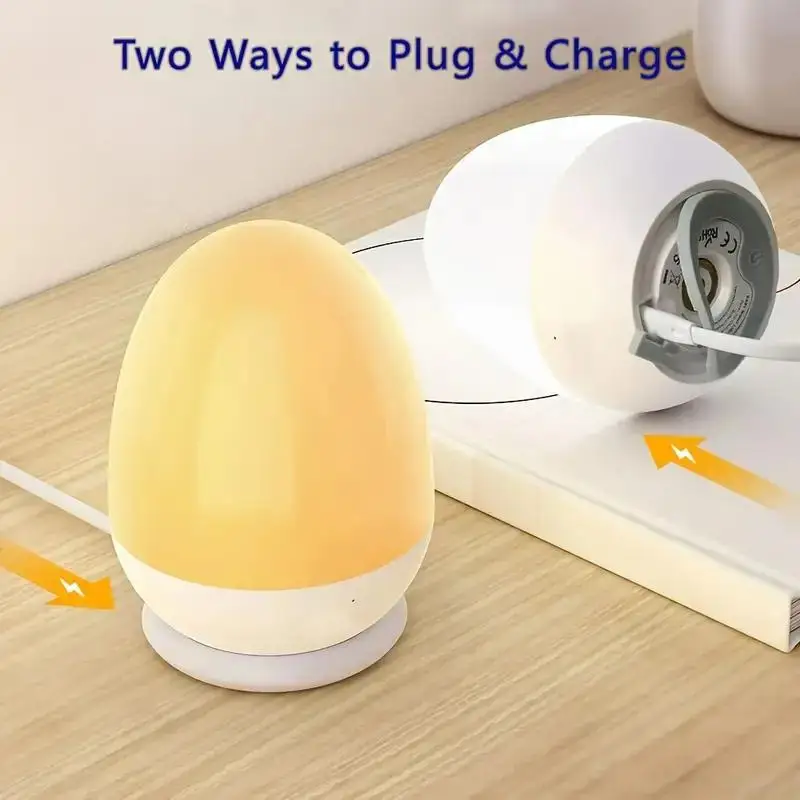 Portable Egg Night Light Touch - đánh giá và giá Baby Nursery Night Light