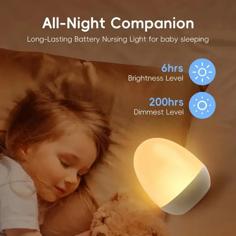 Portable Egg Night Light Touch - đánh giá và giá Baby Nursery Night Light