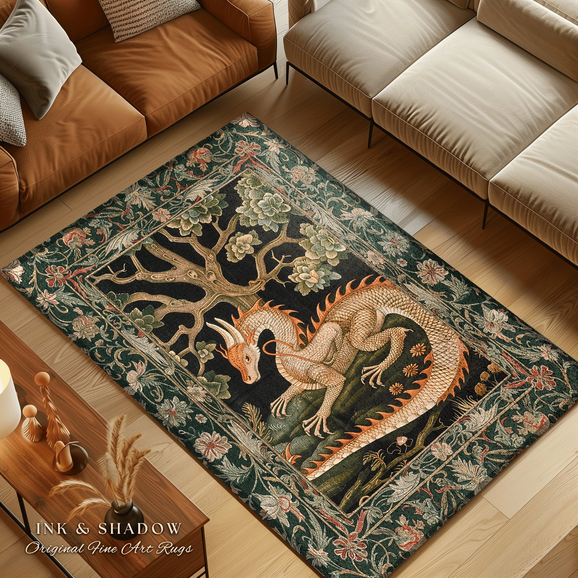 Enchanted Woods Dragon Rug Med - đánh giá và giá Baby Nursery Game
