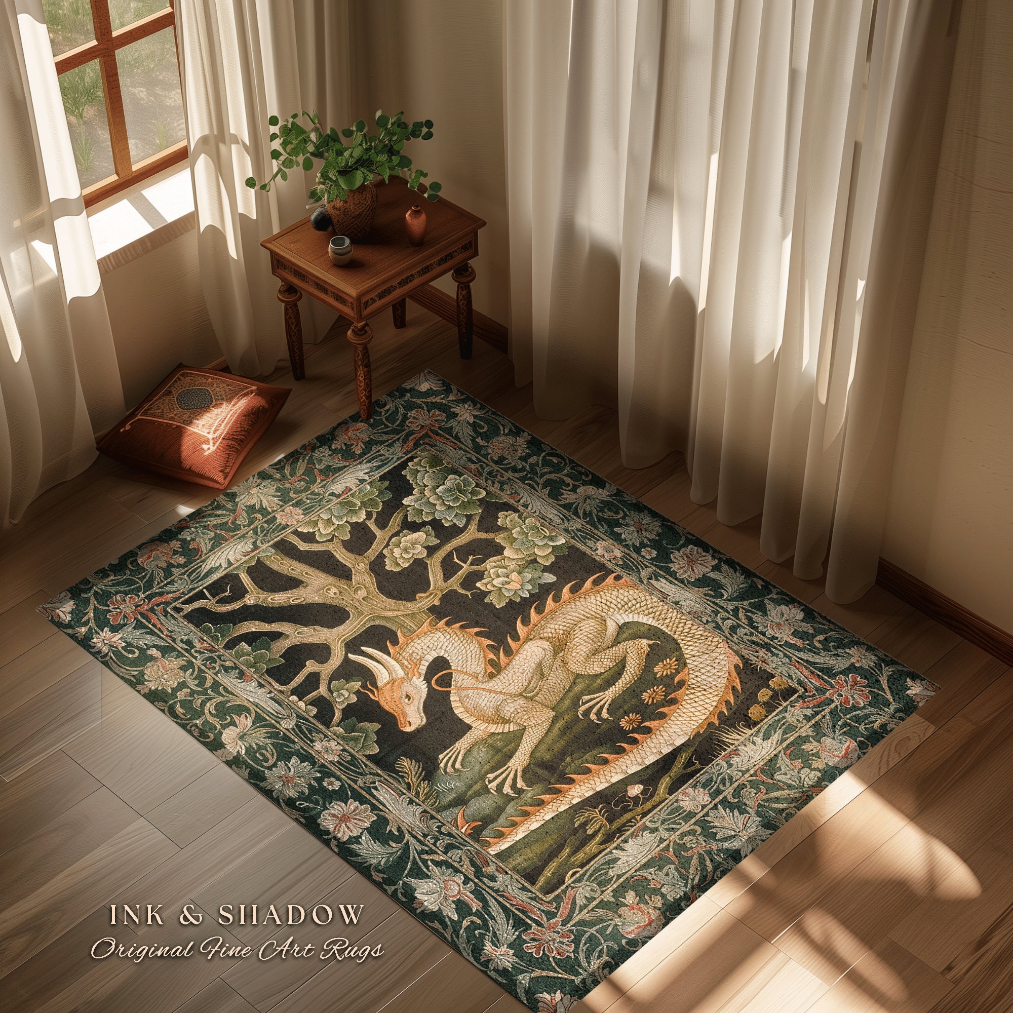Enchanted Woods Dragon Rug Med - đánh giá và giá Baby Nursery Game