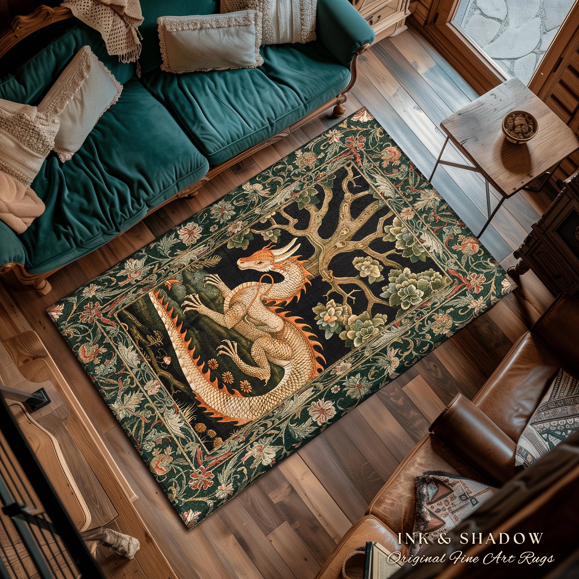 Enchanted Woods Dragon Rug Med - đánh giá và giá Baby Nursery Game