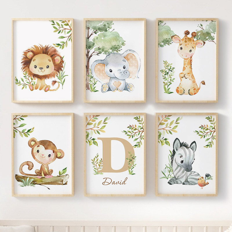 Lion Elephant Giraffe Monkey Z - đánh giá và giá Baby Nursery Jungle