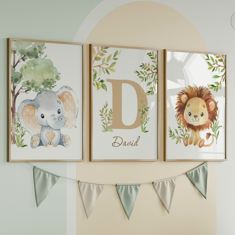 Lion Elephant Giraffe Monkey Z - đánh giá và giá Baby Nursery Jungle