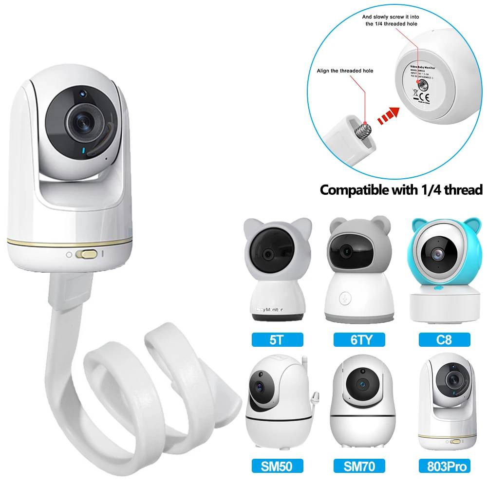 Baby Monitor Holder Flexible B - đánh giá và giá Baby Nursery Camera