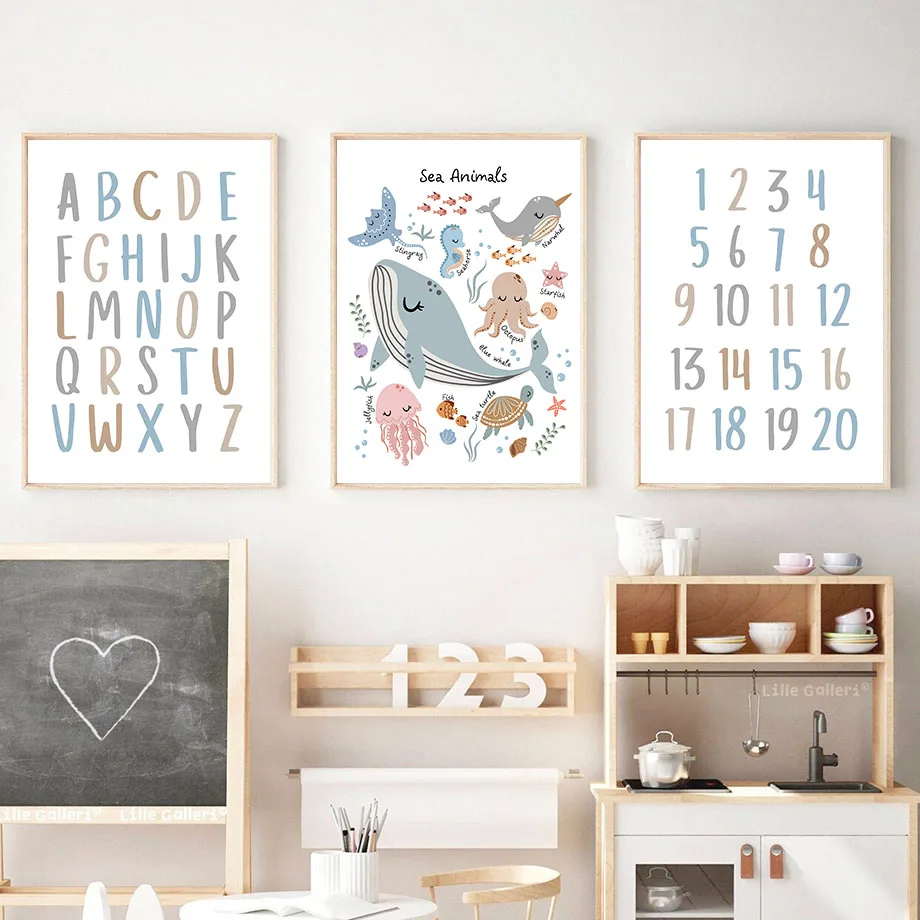 Unframe Ocean Animals Sea Turt - đánh giá và giá Baby Nursery Ocean