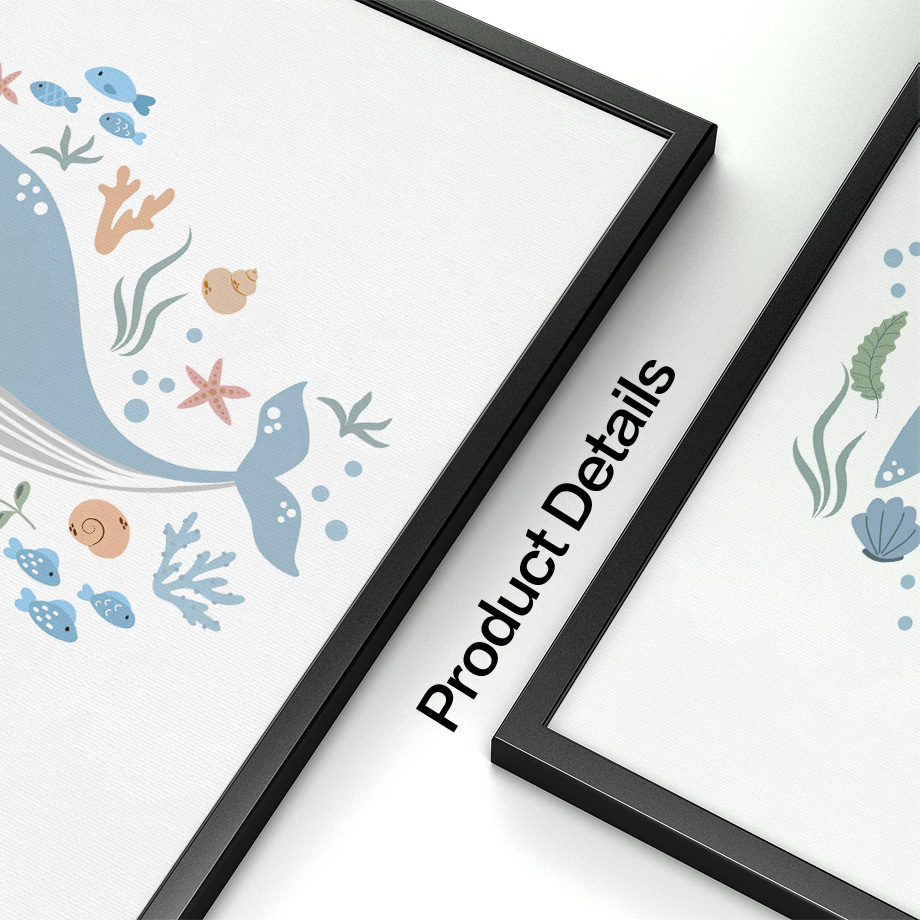 Unframe Ocean Animals Sea Turt - đánh giá và giá Baby Nursery Ocean