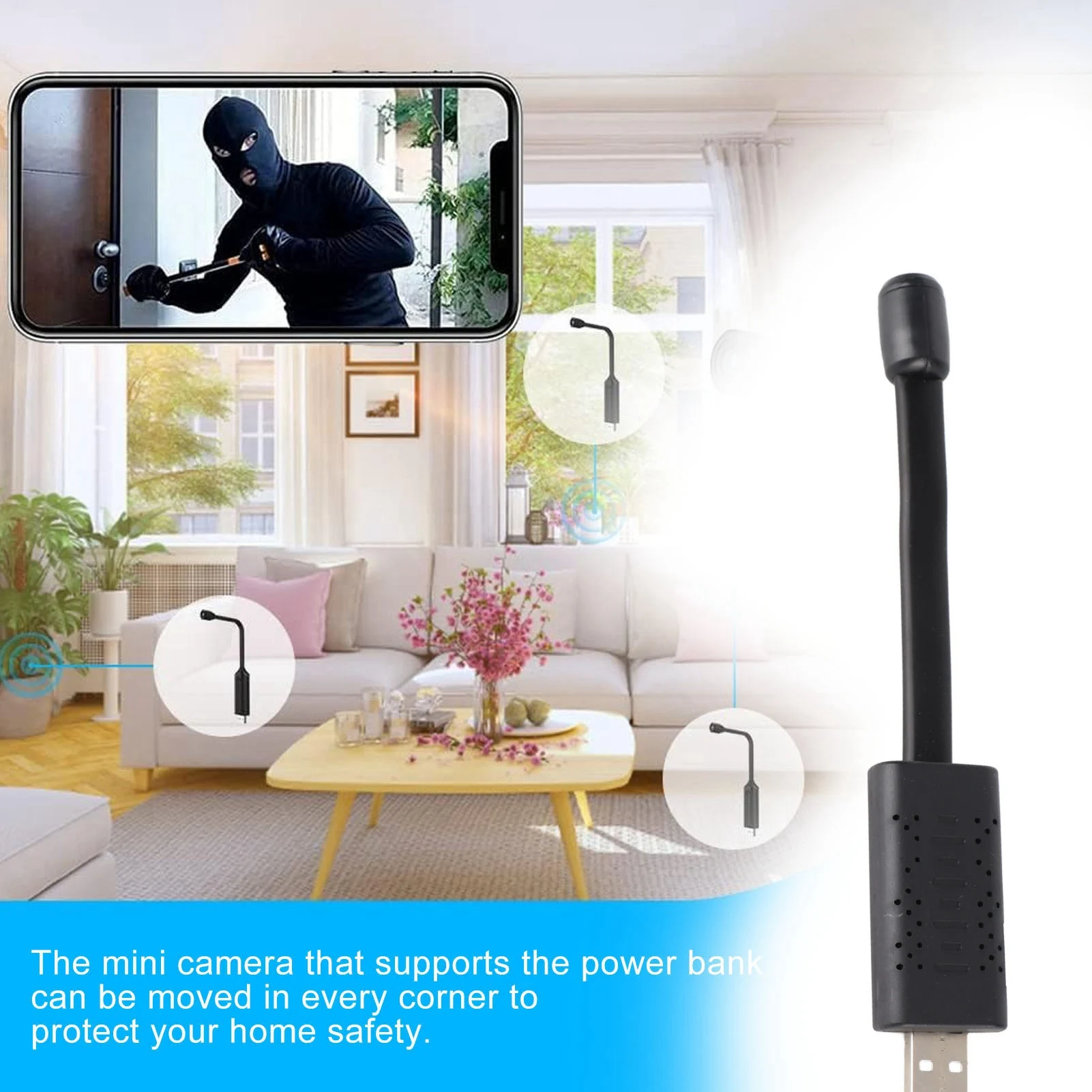 USB WiFi Security Camera 1080P - đánh giá và giá Baby Nursery Camera