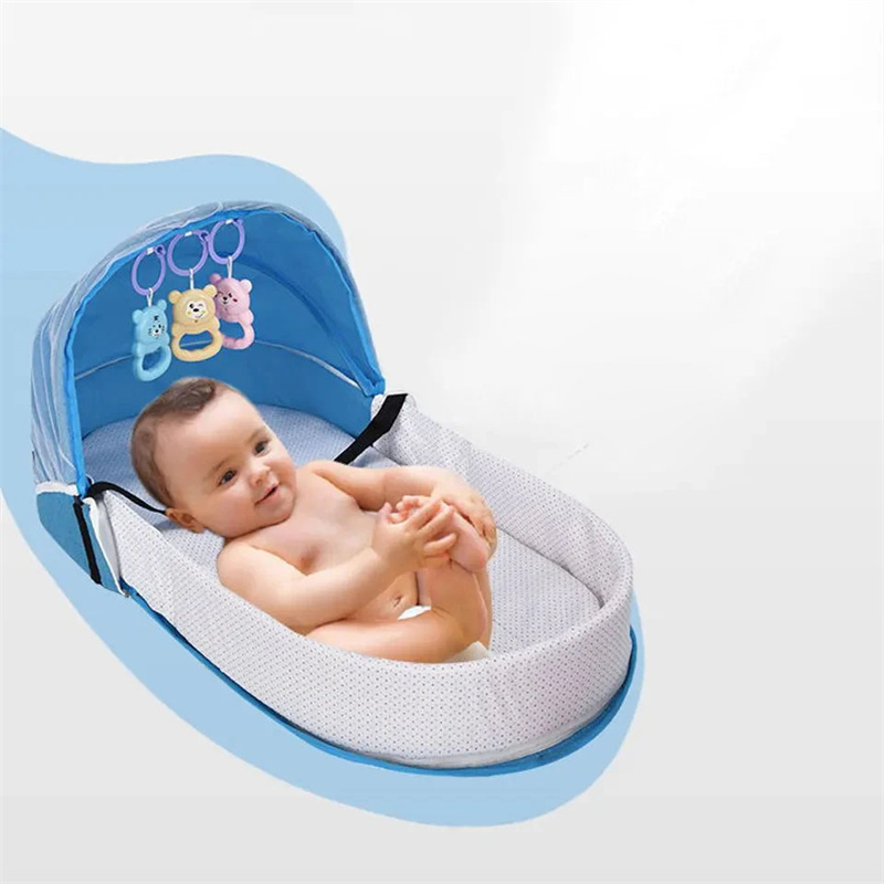 Baby Bed Crib Convenient Foldi - đánh giá và giá Baby Nursery Bed
