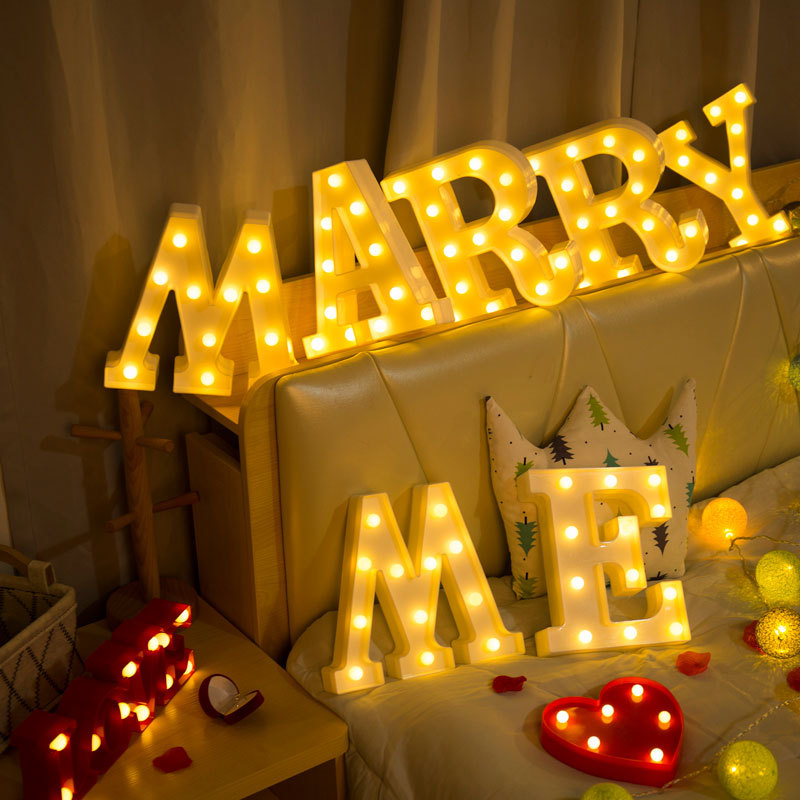 Decorative Letters Alphabet Le - đánh giá và giá Baby Nursery Night Light