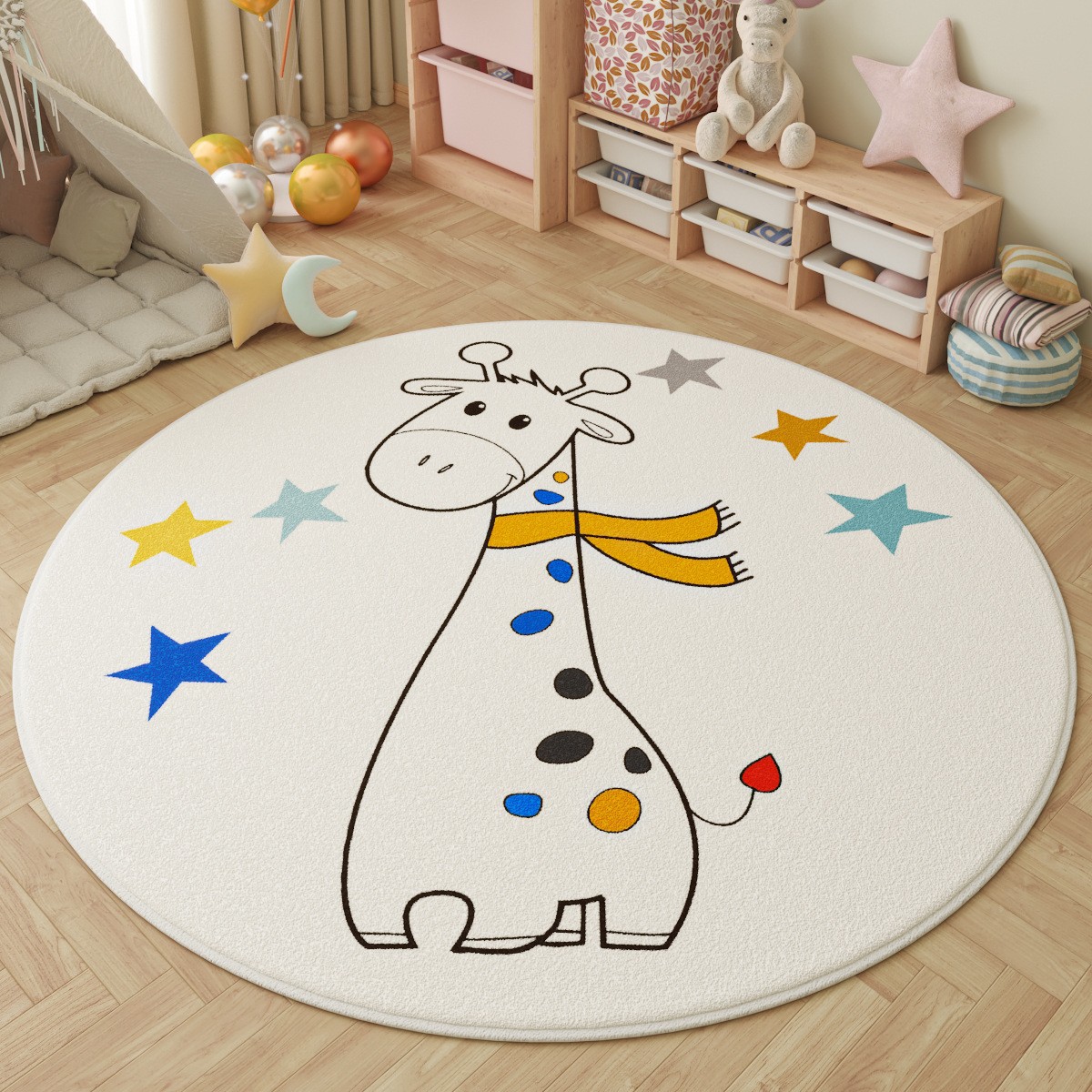 Fun in the Park Kids Round Rug - đánh giá và giá Baby Nursery Game