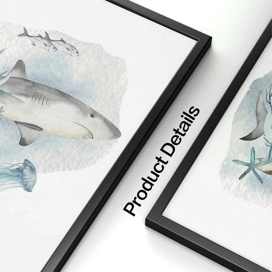 Posters And Prints Whale Fish  - đánh giá và giá Baby Nursery Ocean