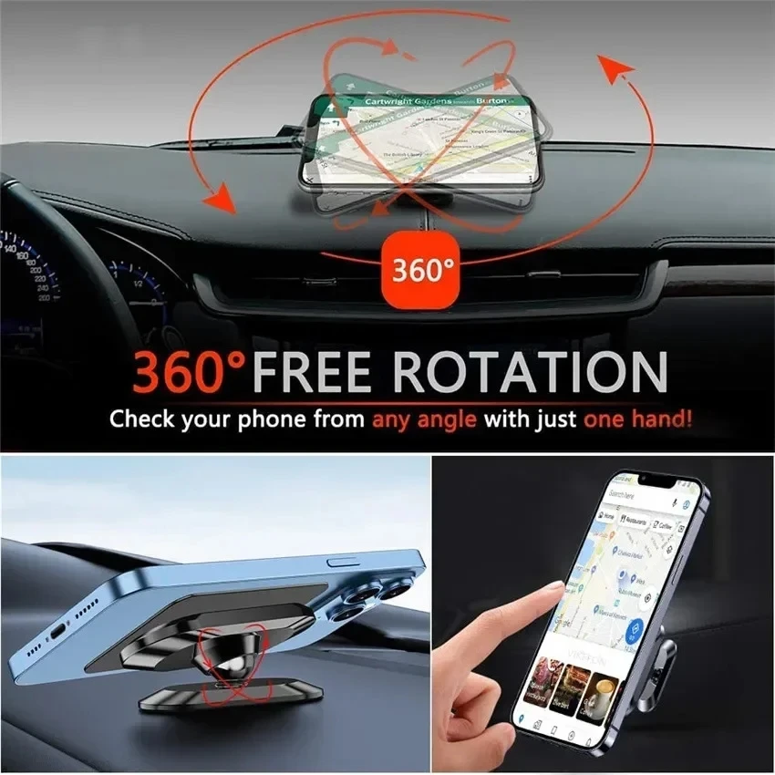 360° Magnetic Car Phone Holder - đánh giá và giá Mobile Hanger Arm