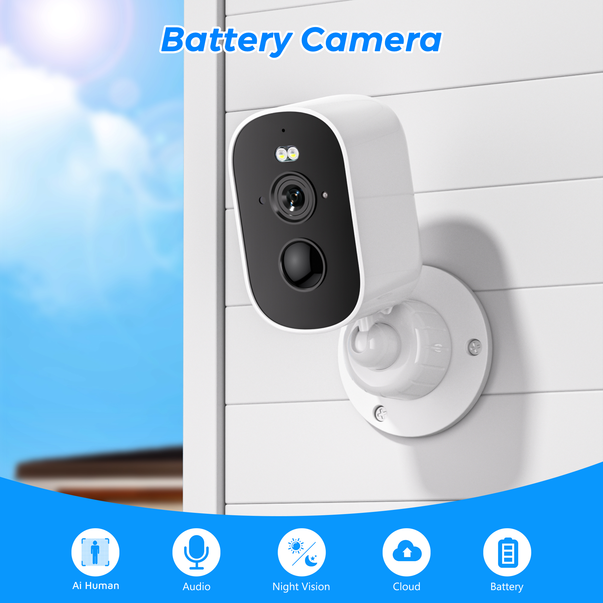 4MP WIFI IP Camera Rechargeabl - đánh giá và giá Baby Nursery Camera