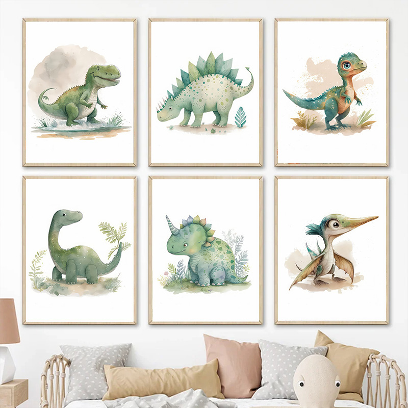 Cartoon Dinosaur Jungle Kawaii - đánh giá và giá Baby Nursery Jungle
