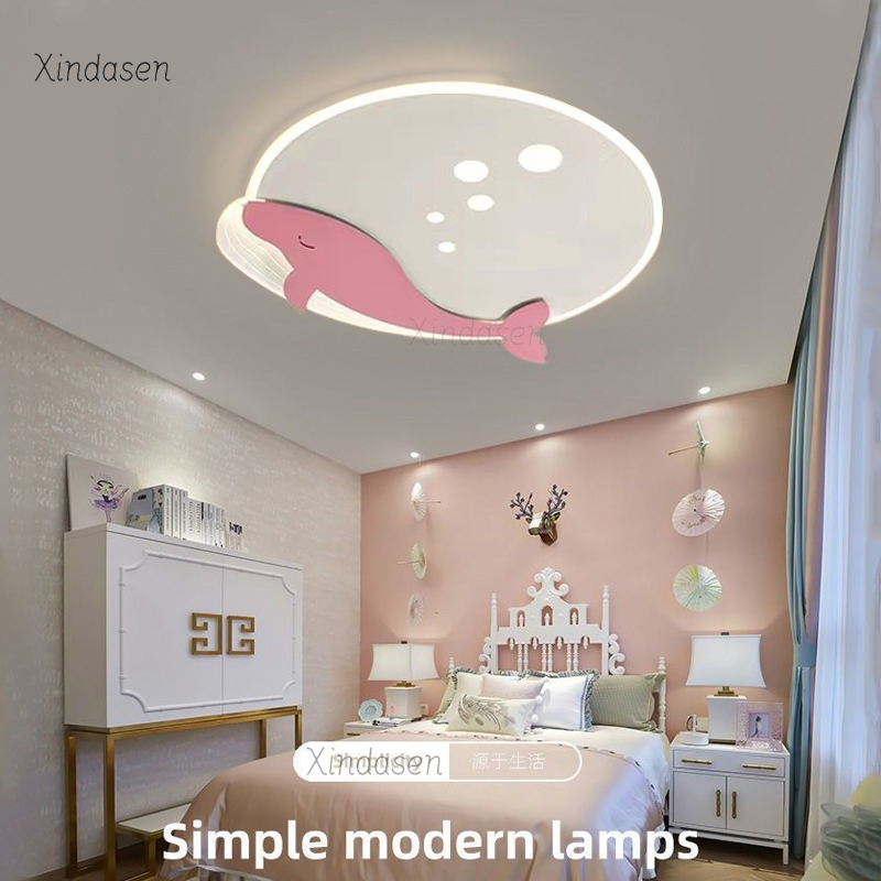 Kids Room Ceiling Light Whale  - đánh giá và giá Baby Nursery Ocean