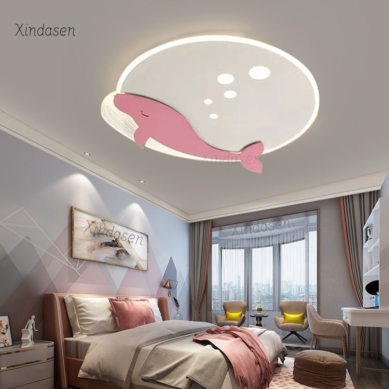 Kids Room Ceiling Light Whale  - đánh giá và giá Baby Nursery Ocean