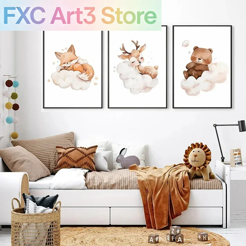 1pc frameless 1pc Cartoon Clou - đánh giá và giá Baby Nursery Picture Frames