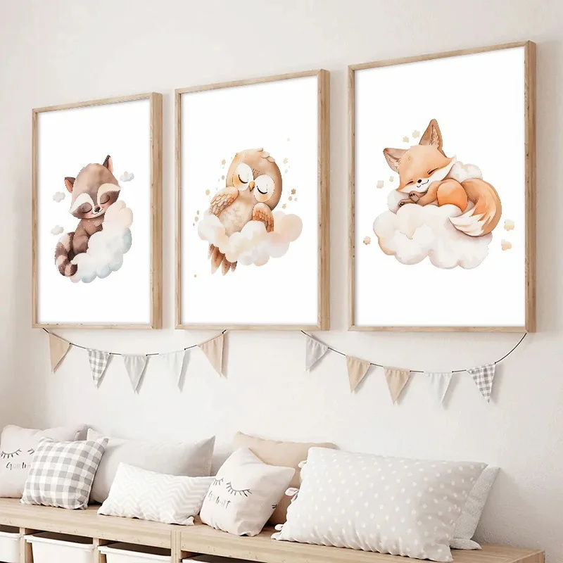 1pc frameless 1pc Cartoon Clou - đánh giá và giá Baby Nursery Picture Frames