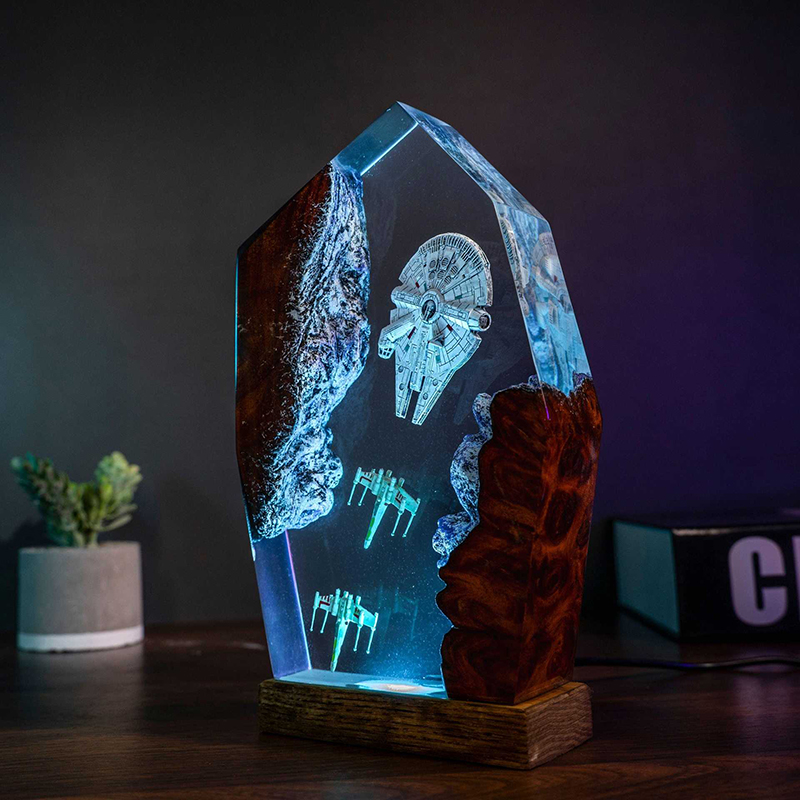 Table Resin Lamp Universe War  - đánh giá và giá Baby Nursery Night Light