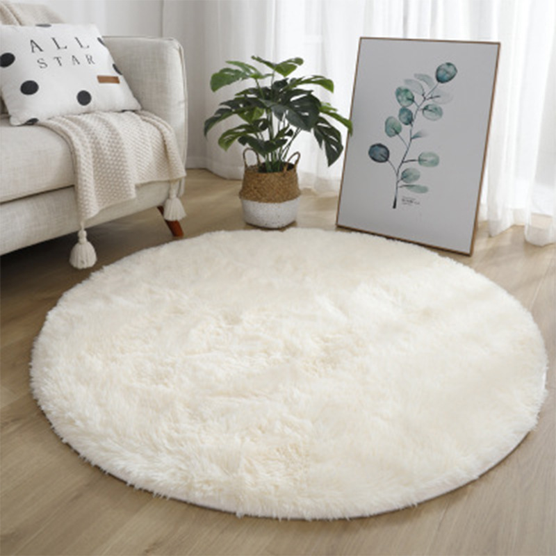 Super Soft Fluffy Round Rug Pl - đánh giá và giá Baby Nursery Game