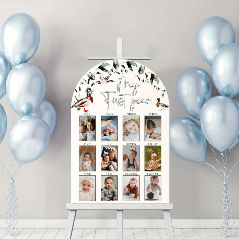 1pc My First Year Photo Board  - đánh giá và giá Baby Nursery Picture Frames