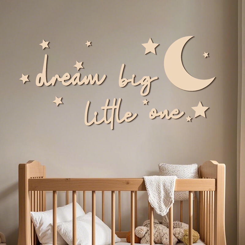 Dream Big Little One Wooden Si - đánh giá và giá Baby Nursery Needs