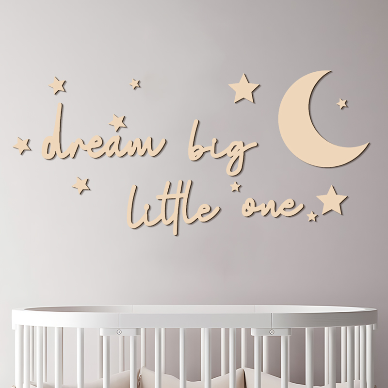 Dream Big Little One Wooden Si - đánh giá và giá Baby Nursery Needs