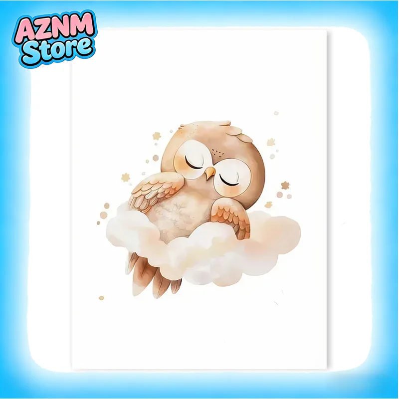2026 Cartoon Cloud Animal Canv - đánh giá và giá Baby Nursery Picture Frames