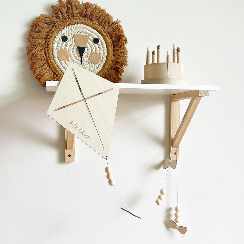 INS Nordic Wooden Kite Wall Or - đánh giá và giá Baby Nursery Needs